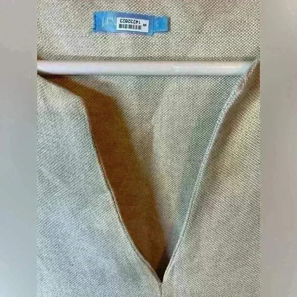 J. McLaughlin JMcL Linen Dress size Small Khaki Color - Picture 2 of 9